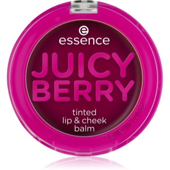 essence Juicy Berry Tinted blush lichid și luciu de buze - imagine 2